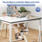 Folding Portable Arm Leg Exercise Bike with Adjustable Resistance Under Desk Bike Cycle Pedal Exerciser for Home Exercise